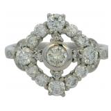 Platinum 1.03 ct Natural VS Brilliant Diamond Ring