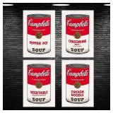 Andy Warhol Campbells Soup i, 1968 Set of 4