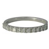 Platinum 1/2 ct Natural Brilliant Diamond Ring