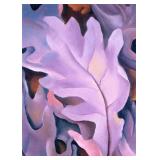 Purple Leaves c.1922 Canvas by Georgia O'Keeffe