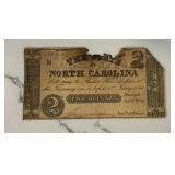 Two Dollar North Carolina Bank Note