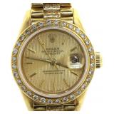 Rolex 18k Gold Datejust 69178 Lady President