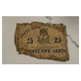 25 Cent State of South Carolina Note