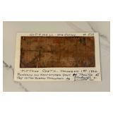 1862 Hopewell New Jersey 15 Cent Note