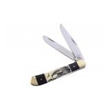 Steel Warrior Buffalo White Eagle Art Trapper