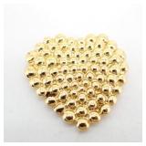 Yves Saint Laurent Heart Brooch