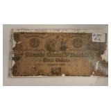 $3 Bank Note
