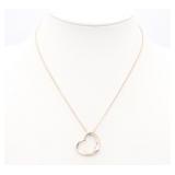 Tiffany & Co. Open Heart Necklace