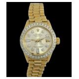 Rolex 18kt Gold Oyster Datejust Lady President