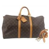 Louis Vuitton Keepall 50 Boston Bag