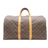 Louis Vuitton Monogram Keepall 45 Boston Bag