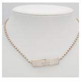 Gucci Sterlign Silver Necklace