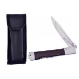 Elite Ebony Cheetah Lock Knife
