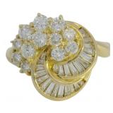 18kt Gold 1.20 ct Natural VS Diamond Ring
