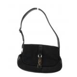 GUCCI Jackie Black Canvas Shoulder Bag
