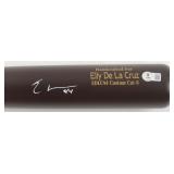 Autographed Elly De La Cruz Baseball Bat