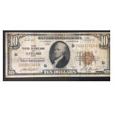 1929 $10 Federal Reserve National  Currency  Note