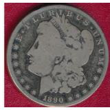 1890 Carson City Morgan Silver Dollar