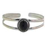 Oval 12.20 ct Cabochon Sapphire Cuff Bracelet