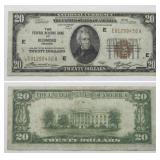 1929 $20 Federal Reserve Bank Note