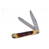 Blackhills Steel Winter Aged Bone Trapper Knife