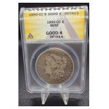 1890 Carson City Morgan Silver Dollar