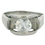 Platinum 1.07 ct Natural Solitaire Diamond Ring