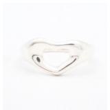 Tifafny & Co. Heart Ring Size 5.5