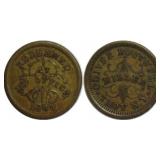 1863 Civil War Store Card