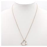 Tiffany & Co. Open Heart Necklace