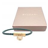 Bvlgari Serpenti Forever Leather Braided Bracelet