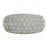 Platinum 1.00 ct Natural Brilliant Diamond Ring