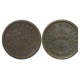 1863 Civil War Store Card