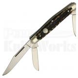 Hen & Rooster Stag 3 Blade Stockman Knife