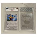 Pokï¿½mon Silver Foil Custom Pikachu Card