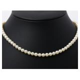 Mikimoto SV Akoya Pearl Necklace