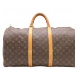 Louis Vuiton Monogram Keepall 50 Boston Bag