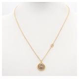 Louis Vuitton Gold Collier Lady Luck Necklace