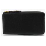 LOUIS VUITTON Leather Zippy Long Wallet W/ Box