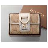 Gucci GG Canvas Key Case with Box