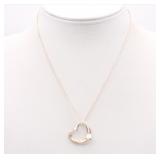 Tiffany & Co. Open Heart Necklace