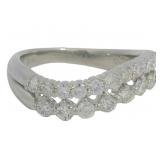 Platinum 0.70 ct Natural VS Diamond Ring