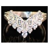 Platinum 1.08 ct Natural VS Brilliant Diamond Ring