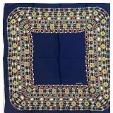 Chanel Jewelry Pattern Scarf 100% Silk