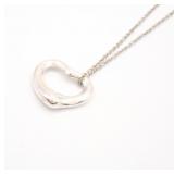 Tiffany & Co. Open Heart Necklace