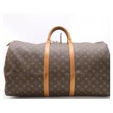 Louis Vuitton Monogram Keepall 55 Boston Bag