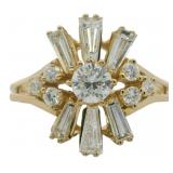 18k Gold 1.00 ct Natural VS Diamond Ring
