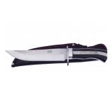 Overall Wood Handle Knife w/ Nylon Sheath
