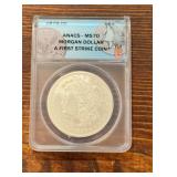 1879 Carson City MS70 Morgan Silver Dollar