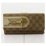 Gucci GG Canvas Bifold Long Wallet
